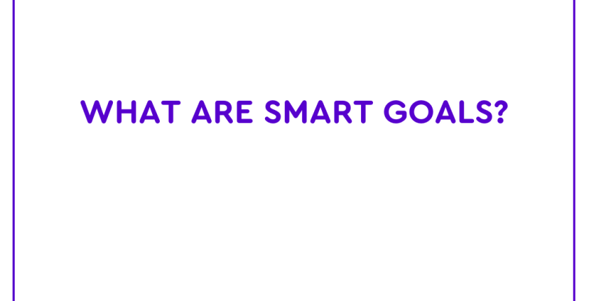 Smart goals