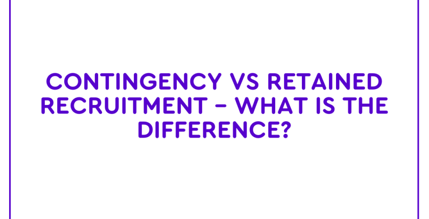 Contingency vs Retained Recruitment image