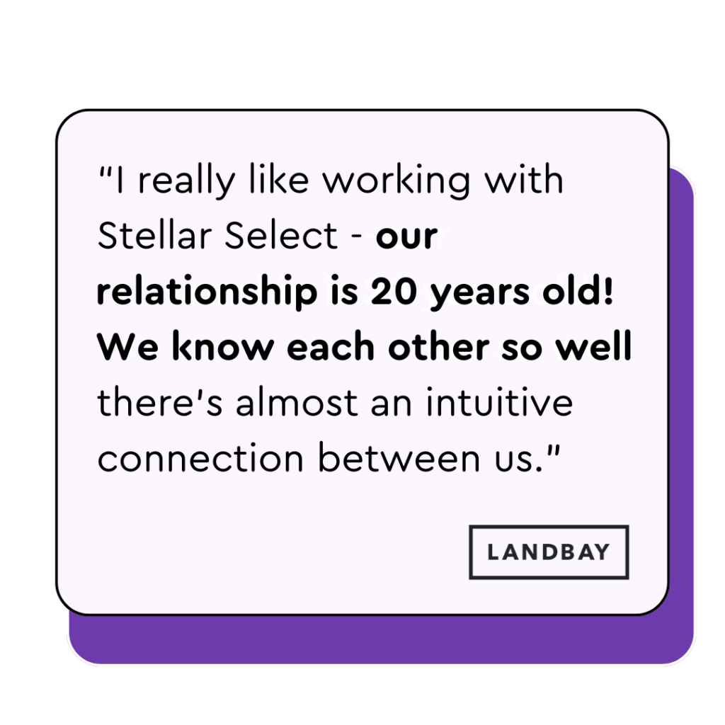 Stellar Select Client testimonial 3 Stellar Select Client testimonial 3
