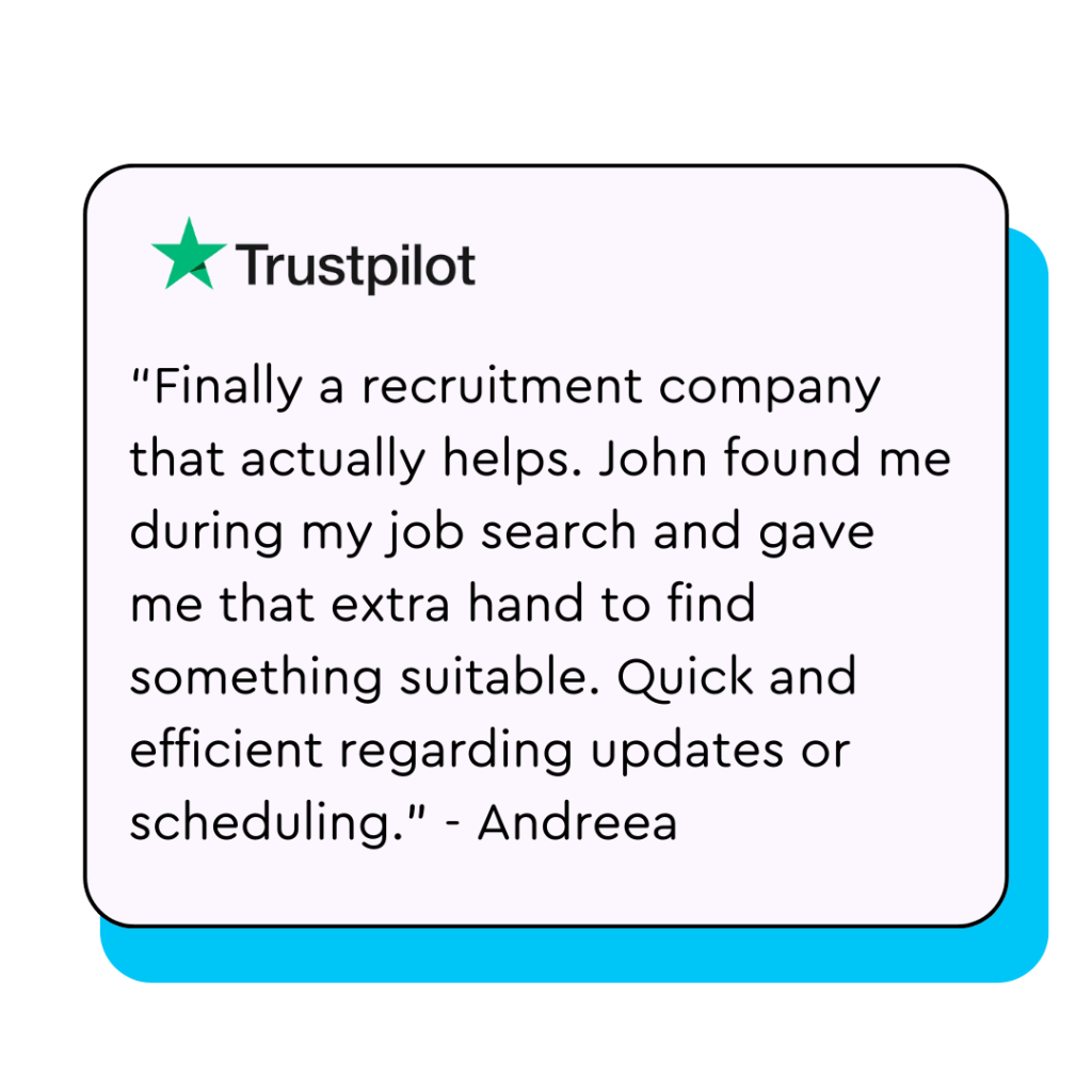 Candidate testimonial 1 Stellar Select Candidate testimonial 1