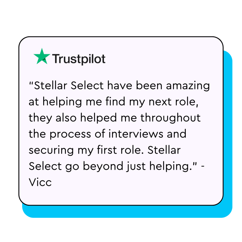 Candidate testimonial 3 Stellar Select Candidate testimonial 3